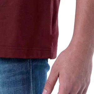 T-shirt en coton uni pour homme, respirant, doux, léger, confortable, décontracté, pour un usage quotidien, essentiel pour l'été, basique - Product Image 5