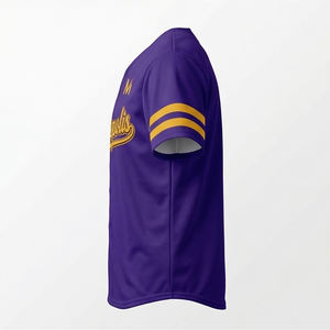 Camiseta de béisbol estilo urbano, ropa deportiva personalizada para equipos, transpirable, premium, EE. UU., Europa, MALUZA INDUSTRIES - Product Image 4