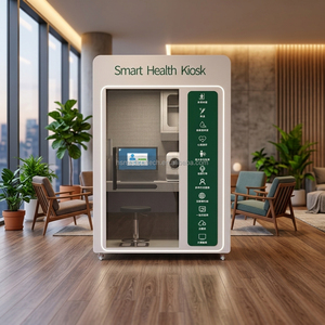 Kiosque de télémédecine intelligent avancé Huasheng Medical avec IA, station de travail, impression des résultats, analyse et balance de pesée - HS-S560 - Product Image 6
