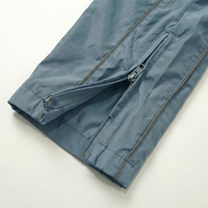 Conjunto Deportivo Unisex Gris, Manga Larga, con Capucha, Ligero, Impermeable, Color Sólido, Cierre con Cordón, para Adultos, Primavera - Product Image 5