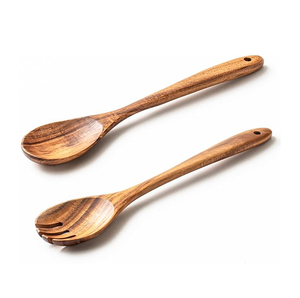 Eco-friendly Wood Cooking <b>Spoon</b> For Dinner <b>Serving</b> <b>Spoon</b> 4 Pieces Factory Wholesale Classic Wood <b>Serving</b> <b>Spoon</b> - Product Image 5