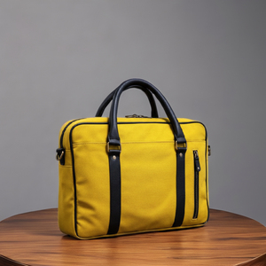 Sac à bandoulière pour ordinateur portable en cuir véritable marron pour homme, durable, léger, grande capacité, pour le bureau et l'usage quotidien - Product Image 6