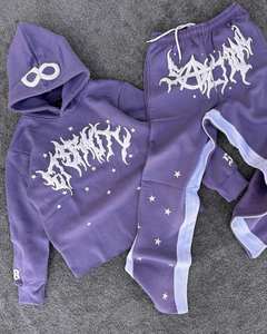 Conjunto Deportivo Casual para Hombre, Sudadera con Capucha y Pantalones Deportivos con Bordado y Estampado Personalizado, Proveedor - Product Image 2