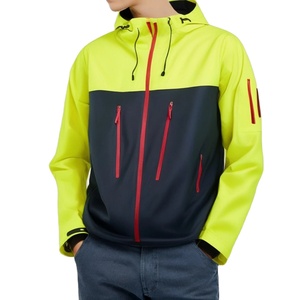 Veste coupe-vent légère imperméable réfléchissante en nylon à fermeture éclair avec logo personnalisé OEM imprimé sur le côté pour hommes - Product Image 5