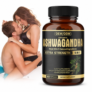 Cápsulas de Ashwagandha 100% Pura 500mg, Suplemento Herbal Natural de Withania Somnifera para Aliviar el Estrés y Aumentar la Energía - Product Image 3