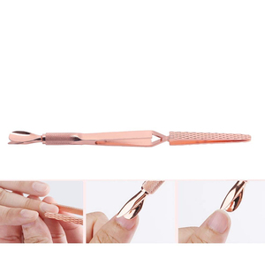 Pince à ongles en acier inoxydable de haute qualité, à angle croisé, couleur or, pour ongles en acrylique - Product Image 2