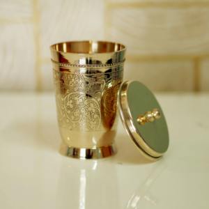 Gobelet à vin en laiton gravé à la main, finition dorée, pour la maison, les hôtels, les bars, flûte à champagne, verre à boire - Product Image 3