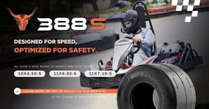 Neumáticos para Go Kart 388S, Nuevos, 11X7.10-5, Lisos, Dureza 56-58, Sin Cámara, Eléctricos/Gasolina, para Carreras en Interiores/Exteriores - Product Image 2