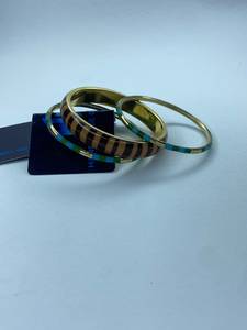 ชุดกำไลข้อมือทองเหลืองชุบทองวินเทจสำหรับงานแต่งงาน - Product Image 3