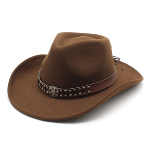 Classic <b>Western</b> Style Cowboy <b>Hat</b> Lightweight Breathable Wide Brim Outdoor Fashion Accessory For Adults - Product Image 1