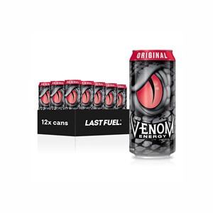 Bebida Energética Venom Sabor Cereza Negra y Kiwi 16oz, Bebida Carbonatada de Alta Energía con un Potente Impulso y un Sabor Refrescante - Product Image 6