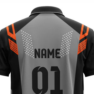 Nueva Camiseta de Cricket Personalizada, Uniformes de Equipo con Impresión por Transferencia de Calor, Talla Personalizada, 100% Poliéster, Ligera, Transpirable y Duradera - Product Image 6