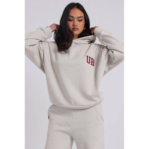 Sudadera con Capucha Extra Grande para Mujer, Estilo Urbano, Logotipo Personalizado en la Parte Delantera, Felpa de Algodón Gruesa, Transpirable para Invierno - Product Image 1