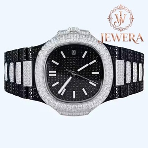 Hot Sale Mens Luxury Stainless Steel <b>Watch</b> Rectangle <b>Case</b> 40mm Black Dial Sapphire Crystal Analog Date Display Folding Clasp - Product Image 6