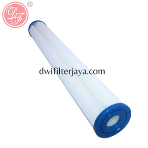 ไส้กรองน้ำแบบจีบโพลีเอสเตอร์ PE สีน้ำเงินขนาดใหญ่ - Product Image 5