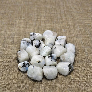 หินมูนสโตนสีรุ้งขัดด้วยมือพลอยคริสตัลบำบัดกึ่งมีค่าสำหรับตกแต่งบ้าน - Product Image 4