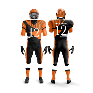 Uniforme de football américain sur mesure de qualité supérieure, design personnalisé, sublimation, meilleur tissu, vente en gros d'uniformes de football américain - Product Image 4