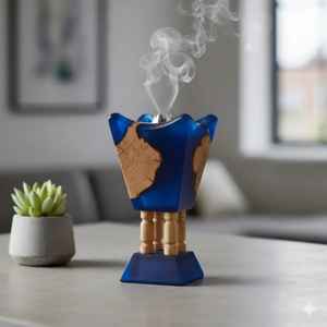 Quemador de Incienso de Resina de Diseño Transparente para Uso Religioso, Porta Incienso Bakhoor Personalizado, Ecológico, de Moda, Precio Económico, Venta al Por Mayor - Product Image 3