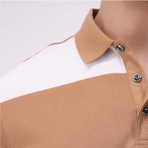 Chemises polo pour hommes, nouvelle conception, impression de logo personnalisée, couleur unie, qualité supérieure, coupe classique, vêtements décontractés pour le golf. - Product Image 3