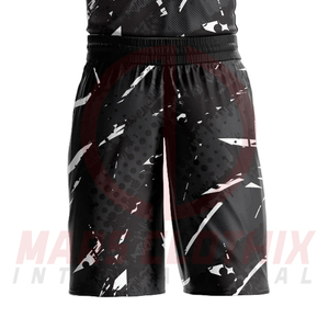 Best Quality Breathable Sublimation Printed 100% Polyester Quick Dry Basketball Uniform Front Logo Custom Color Design Unisex - Product Image 6