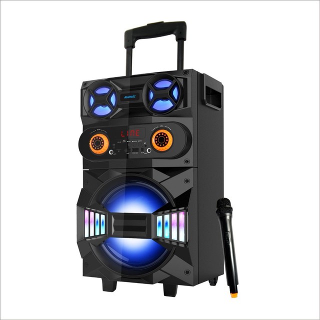 Karaoke Bluetooth Sound Box with  Microphone Portable Wireless Home Theater System Professional  Speaker