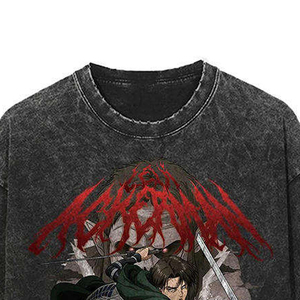 T-shirt surdimensionné personnalisable et durable avec motif héros écheveleur, délavage minéral - Product Image 2