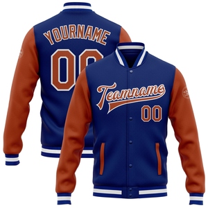Wholesale Direct OMMIZ INDUSTRY Custom White Light Blue <b>Pink</b>-Black Bomber Full-Snap Varsity Letterman Two Tone <b>Jacket</b> - Product Image 2