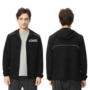 ผู้ผลิต OEM รับผลิตตามสั่ง ชุดวอร์มไนลอนสตรีทแวร์ กางเกงจ็อกเกอร์ เสื้อแจ็คเก็ตกันลมแบบมีซิปสะท้อนแสงสำหรับผู้ชาย - Product Image 1