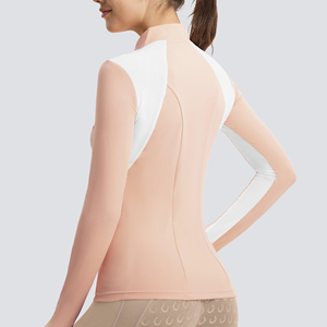 Wholesale New Arrival Custom Logo Equestrian Horse Riding Top Horse Riding <b>Base</b> <b>Layer</b> Women <b>Long</b> <b>Sleeve</b> Equestrian Riding Shirt - Product Image 2