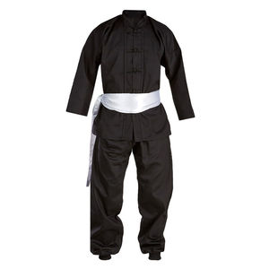 ชุดฝึกกังฟูแบบใหม่ ผ้าฝ้ายผสมโพลีเอสเตอร์ ระบายอากาศได้ดี ราคาดีที่สุด บริการรับผลิตแบบ OEM - Product Image 1