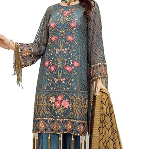 Shalwar Kameez pour femmes de haute qualité - Coton soyeux pakistanais Style indien-pakistanais Lavable Toutes saisons Couleurs personnalisées Femmes MASOORI - Product Image 2