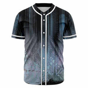 Solid Color <b>Half</b> <b>Sleeve</b> Team Wear Sublimation Baseball Jersey Custom Made New Arrival 100% Polyester Made Softball <b>Shirt</b> - Product Image 1