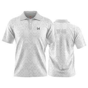 Polo à manches courtes pour homme, imprimé sur mesure, décontracté, de luxe, anti-plis, en tissu maille mélange coton/polyester - Product Image 6
