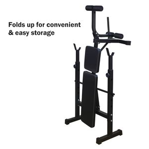 Banco de Pesas Olímpico con Soporte para Sentadillas para Entrenamiento de Cuerpo Completo en Casa - Product Image 2