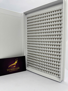 Pestañas Premade OEM 12D XL Hechas a Mano, Naturales, de Largo y Voluminoso Alcance, Base Puntiaguda Personalizada de PBT, Pestañas Sueltas Premade VIETKINGLASH - Product Image 3