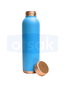OTSAK Premium Eco-Friendly Copper <b>Water</b> <b>Bottle</b> Lid Modern <b>Luxury</b> Design Portable for Office Outdoor Home Camping Travel - Product Image 5
