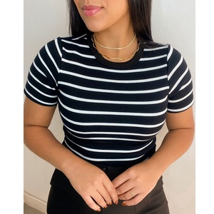 High Quality Streetwear Blank Solid Short Sleeve T-Shirt 180 GSM Heavyweight Plain Dyed Women's T-Shirts Export BD - Product Image 1