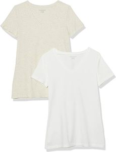 เสื้อยืดคอวีทรงปกติสำหรับผู้หญิง พิมพ์ลายฮิปฮอปตามสั่ง ผ้าคอตตอน/ใยไผ่ผสม คุณภาพสูง แห้งเร็ว นุ่มพิเศษ - Product Image 6