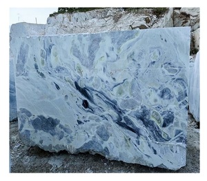 Losa de Piedra con Patrón Abstracto de Mármol Blanco Fendi para Revestimiento de Paredes en Espacios Interiores de Primera Calidad - Product Image 1