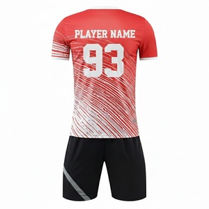 ชุดเสื้อฟุตบอลแบบไล่เฉดสีสั่งทำพิเศษปี 2026 ชุดฝึกซ้อมฟุตบอลแบบ Color Block แห้งเร็ว ระบายอากาศได้ดี สีไม่ซีดจาง ชุดทีมฟุตบอล - Product Image 5