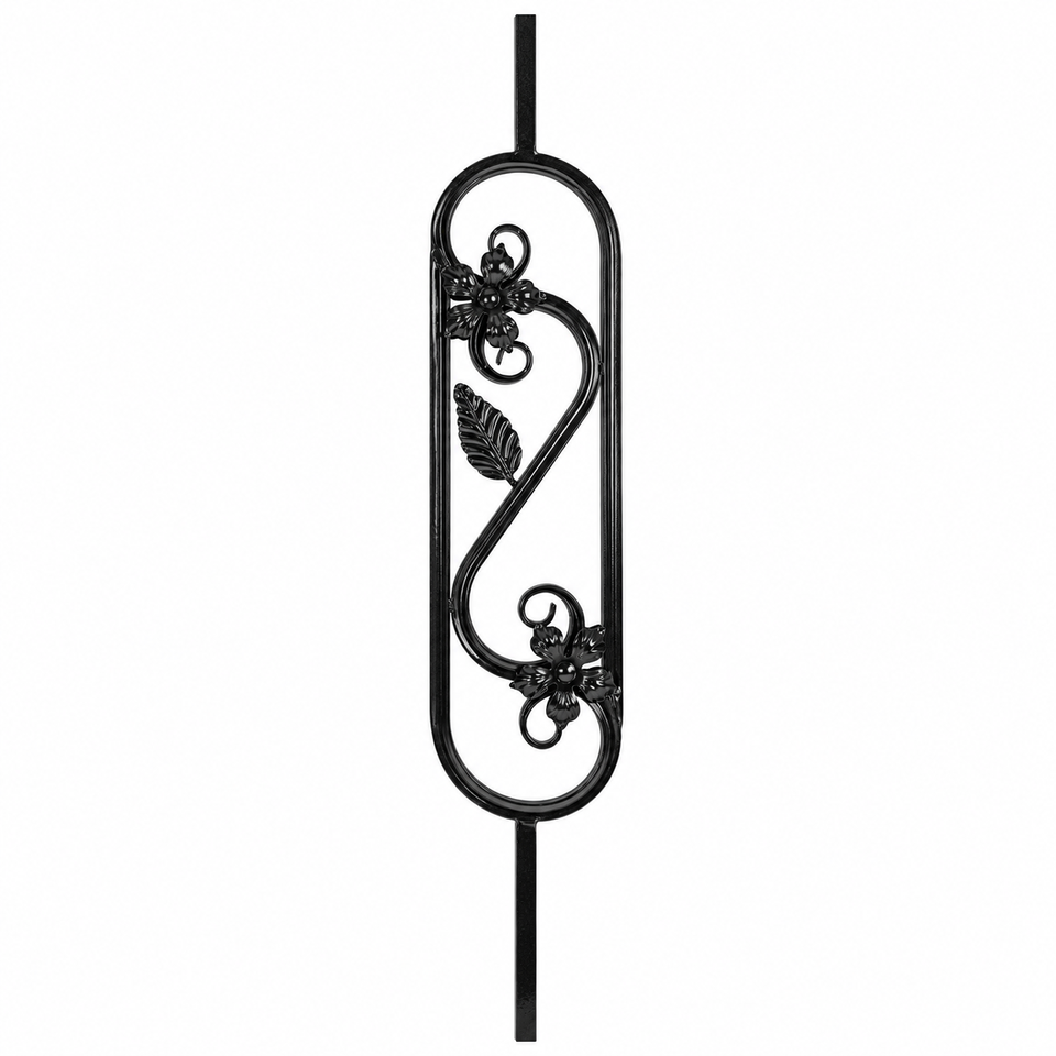 Stair Railing Main Decorative Baluster Module in Galvanized Steel for ...