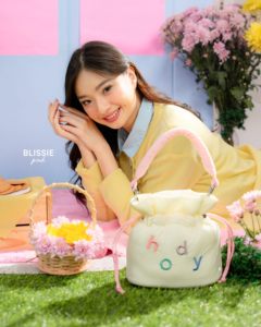 Bolso de Mano Tipo Cubo Mini para Mujer, con Cierre, Correa Ajustable, Diseño Arrugado Premium, para Compras y Uso al Aire Libre - Rosa - Product Image 3