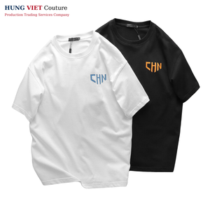 Camisetas de algodón transpirable unisex, camiseta lisa Premium para hombre, venta al por mayor a precio económico, estilo vietnamita - Product Image 4