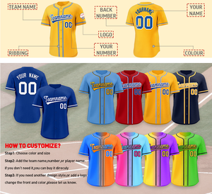 Maillot de baseball personnalisé Maan Wears 2026 de haute qualité, rose, à manches courtes, boutonné, en polyester respirant, uniforme unisexe pour adulte - Product Image 4