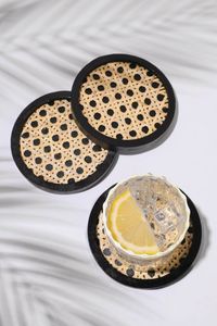 Most Demanding Design Rattan Coaster Jute Coaster Rope Coaster Place Mats Woven Rattan Coaster Mats At Factory Wholesale Price - Product Image 3