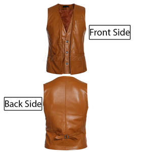 Chaleco de Cuero para Hombre de Primera Calidad, Hecho en Pakistán, Transpirable, con el Mejor Material y Diseño de Moda - Product Image 5