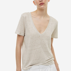 เสื้อยืดคอตตอน 100% ทรงเข้ารูป สีชมพู สำหรับฤดูร้อน สินค้ามาใหม่ ขายดี รับผลิตตามสั่ง จำนวนมาก - Product Image 1