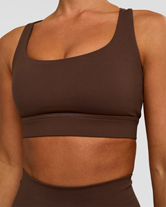 Ensemble de sous-vêtements en coton pour le fitness, sous-vêtements respirants confortables pour femmes à taille mi-haute, soutien-gorge de sport très élastique pour filles dynamiques - Product Image 4