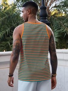 เสื้อกล้ามผู้ชาย Six Trend Sports สีกากี คอกลม ผ้าฝ้ายแท้ 100% แห้งเร็ว เป็นมิตรกับสิ่งแวดล้อม ระบายอากาศได้ดี แบบถัก ไม่มีแขน ทรงเข้ารูป - Product Image 5