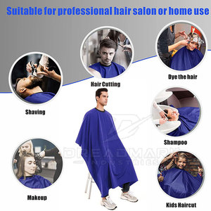 Capes de barbier en polyester de haute qualité, résistantes à l'eau, durables et écologiques, unisexes, couleurs et tailles personnalisées disponibles - Product Image 5